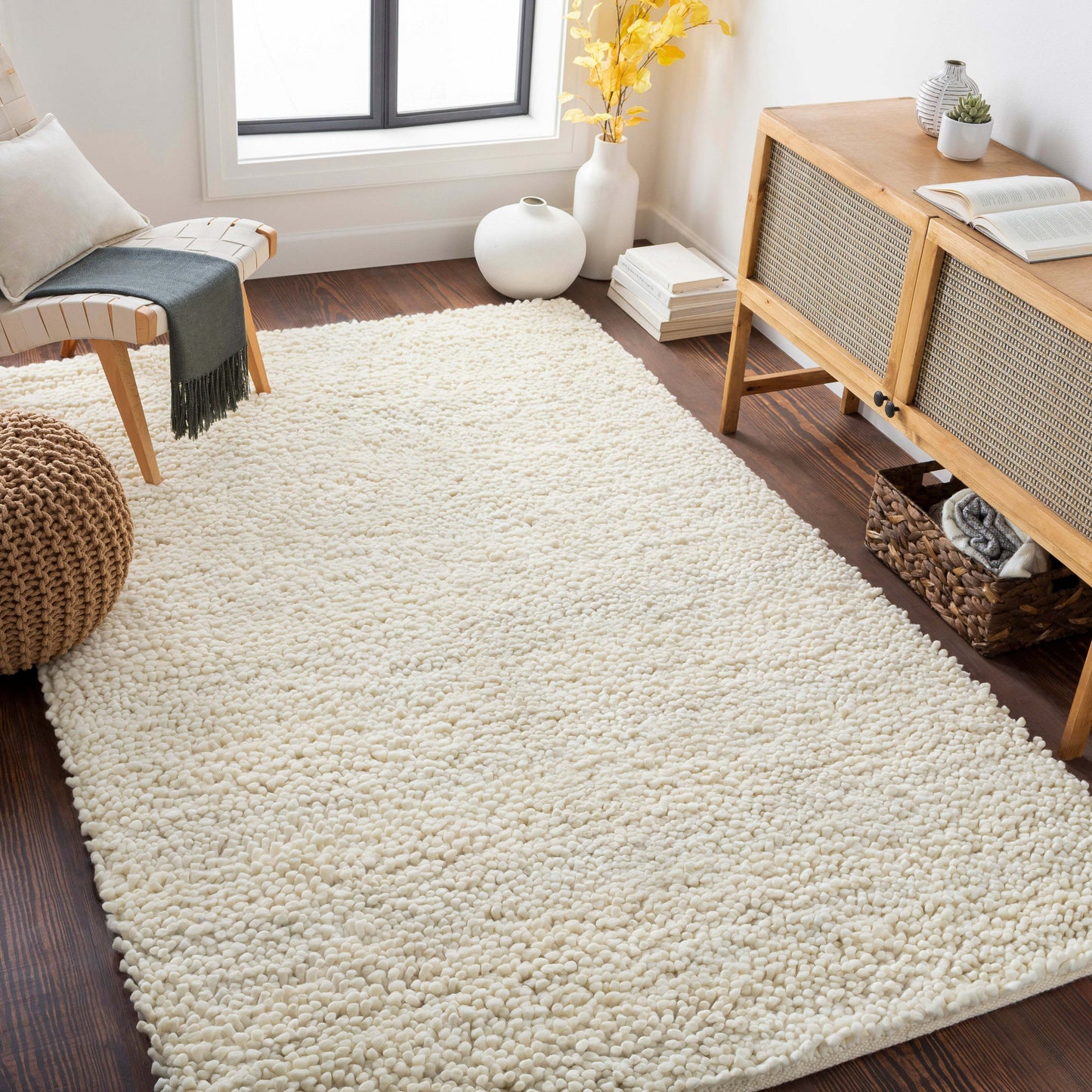Aros 13 Hand Woven Wool Indoor Area Rug by Surya Rugs