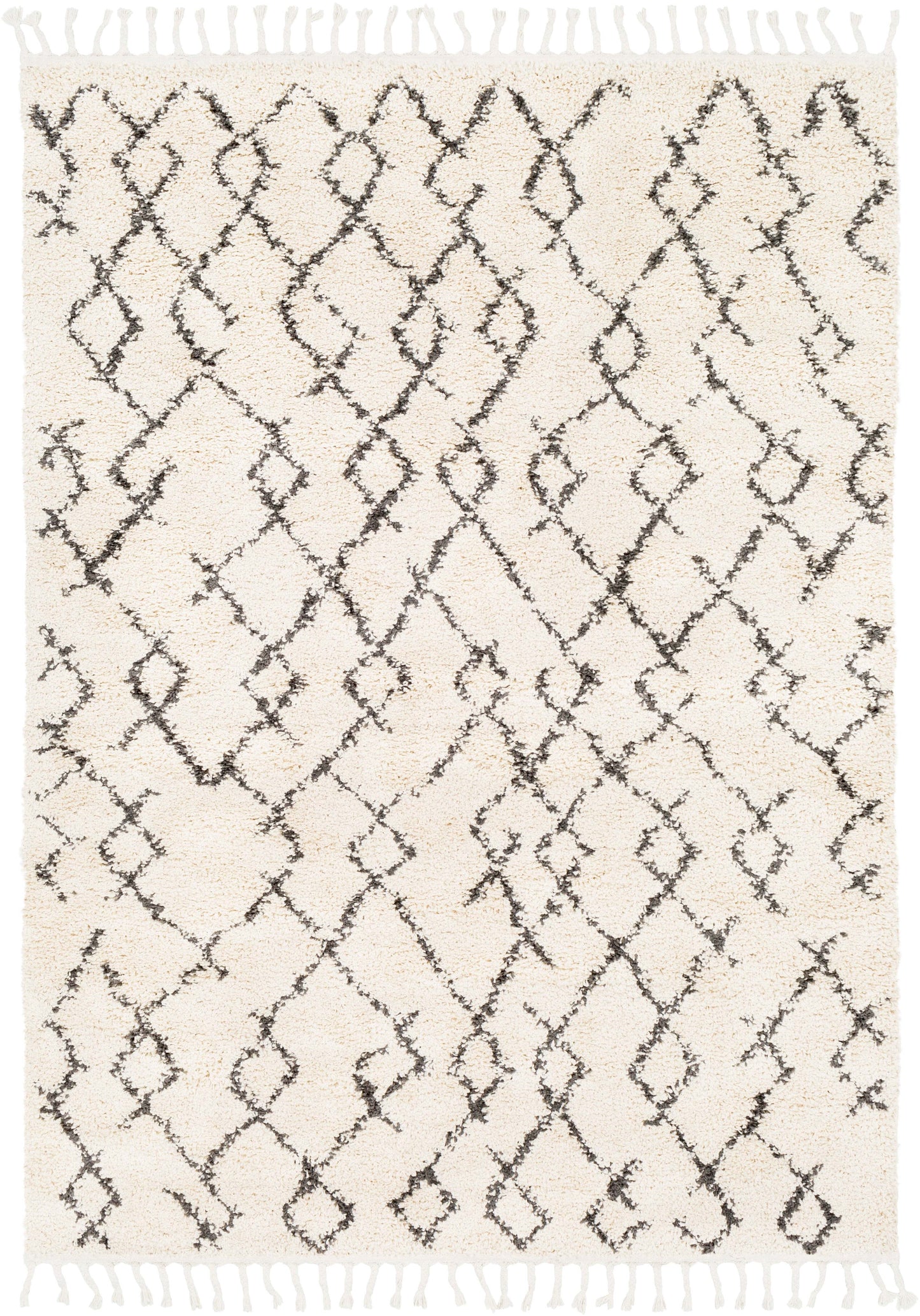 Berber Shag 21827 Machine Woven Synthetic Blend Indoor Area Rug by Surya Rugs