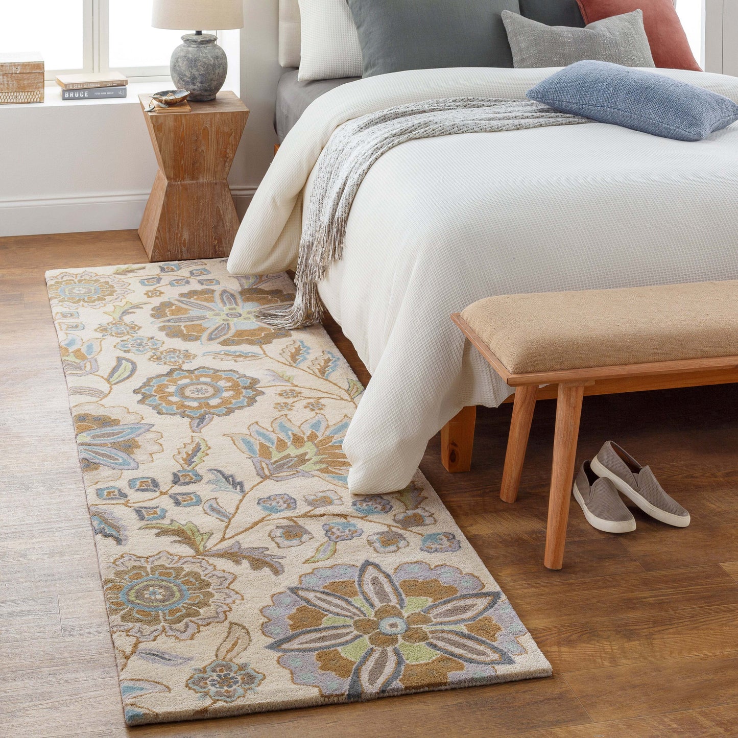 Athena 364 Hand Tufted Wool Indoor Area Rug by Surya Rugs