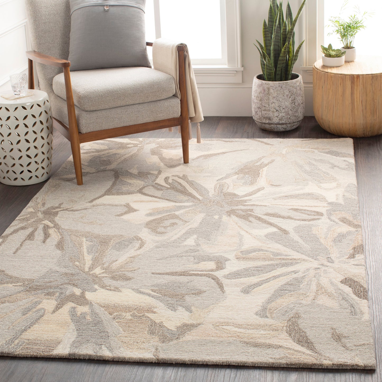 Athena 889 Hand Tufted Wool Indoor Area Rug by Surya Rugs