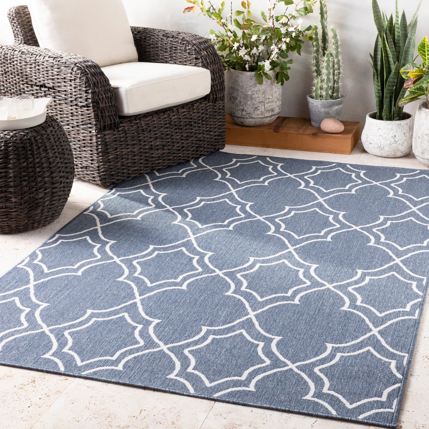 Alfresco 1107 Machine Woven Synthetic Blend Indoor/Outdoor Area Rug by Surya Rugs