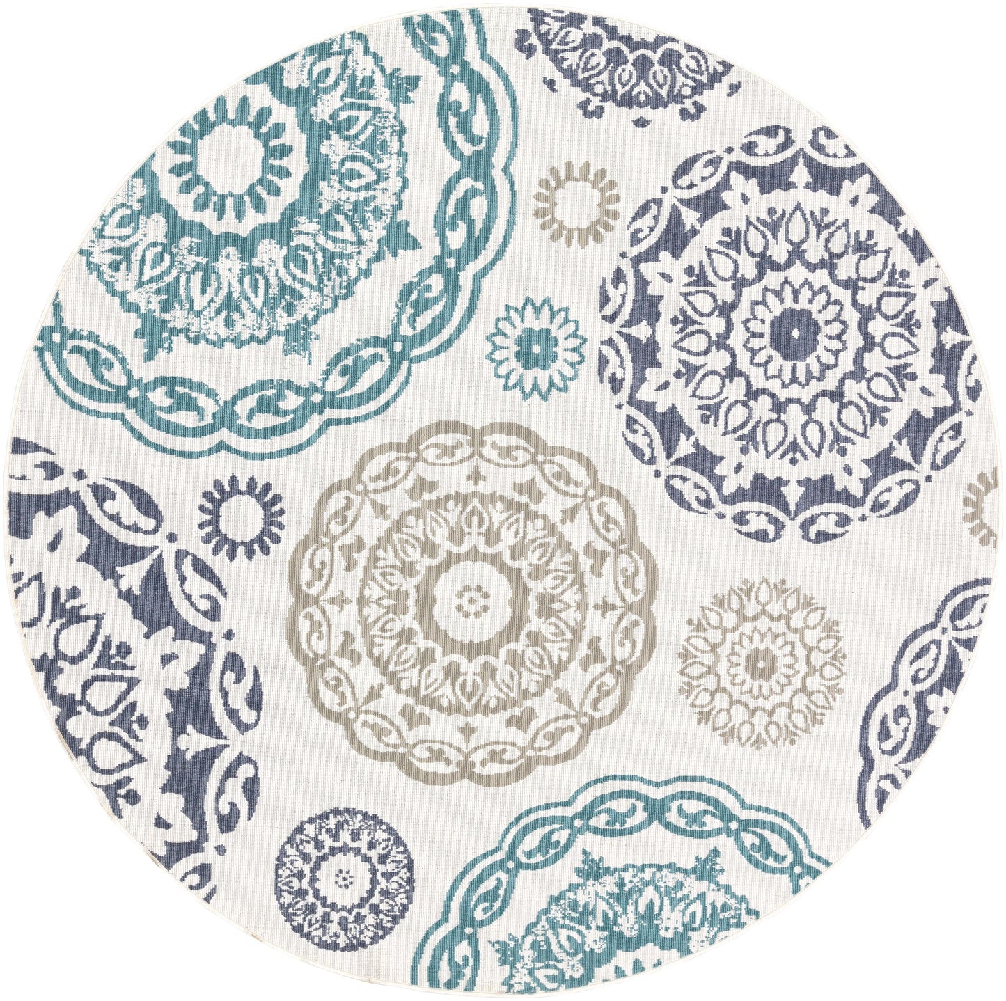 Alfresco 22257 Machine Woven Synthetic Blend Indoor/Outdoor Area Rug by Surya Rugs