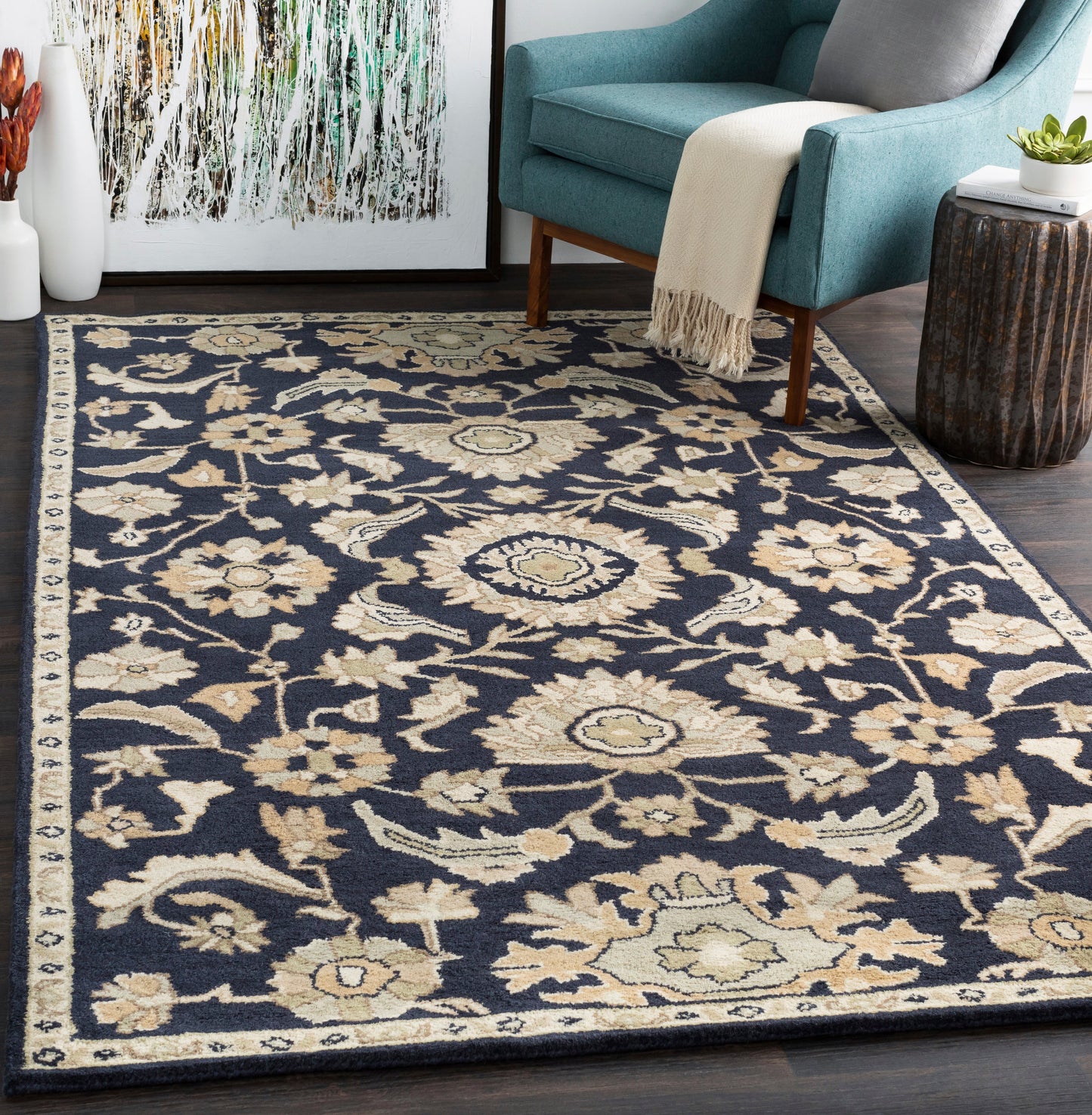 Caesar 12919 Hand Tufted Wool Indoor Area Rug by Surya Rugs