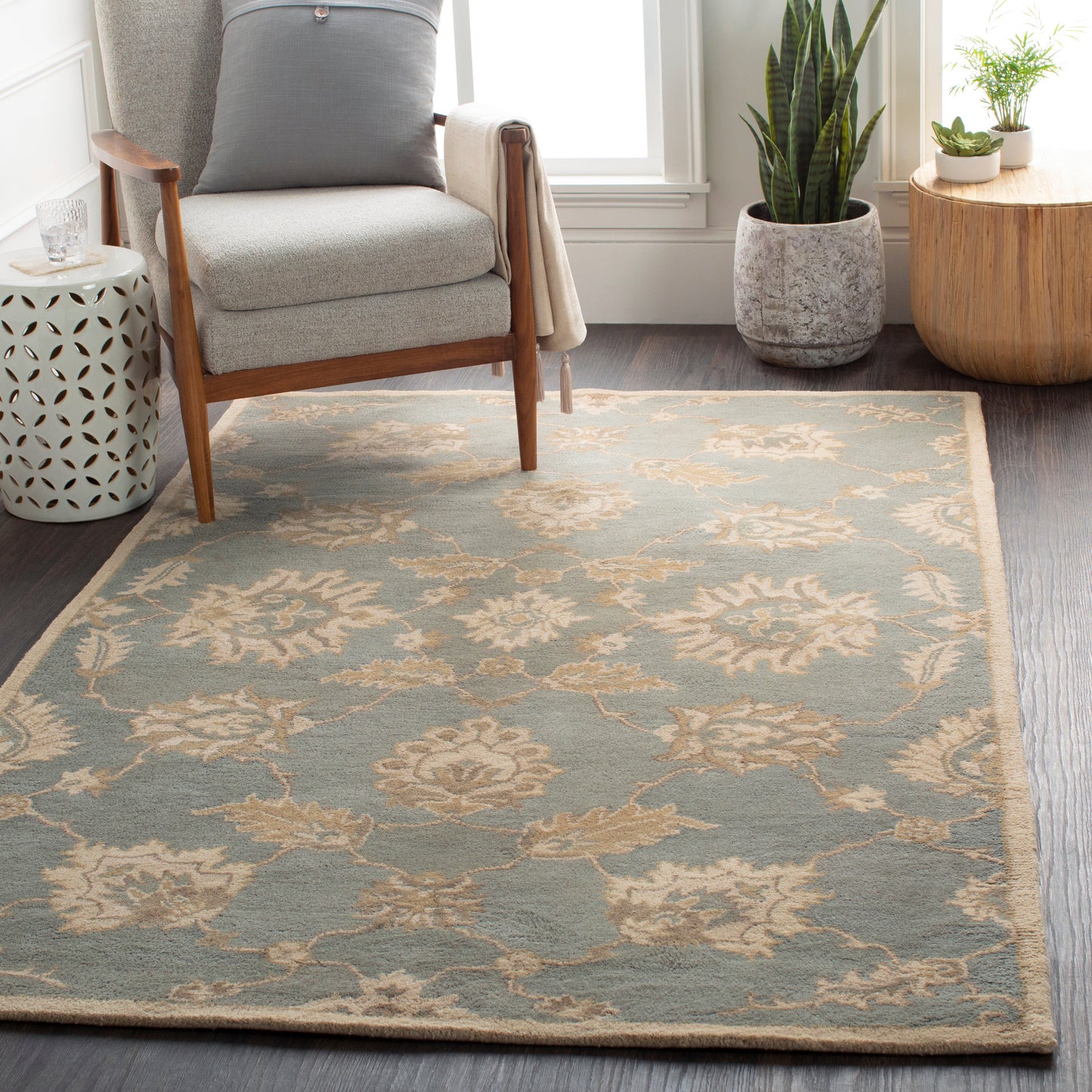 Caesar 12916 Hand Tufted Wool Indoor Area Rug by Surya Rugs