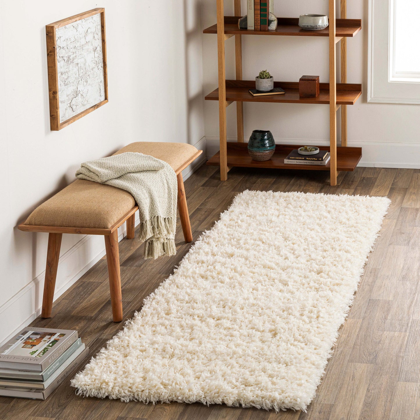 Angora 30073 Machine Woven Synthetic Blend Indoor Area Rug by Surya Rugs
