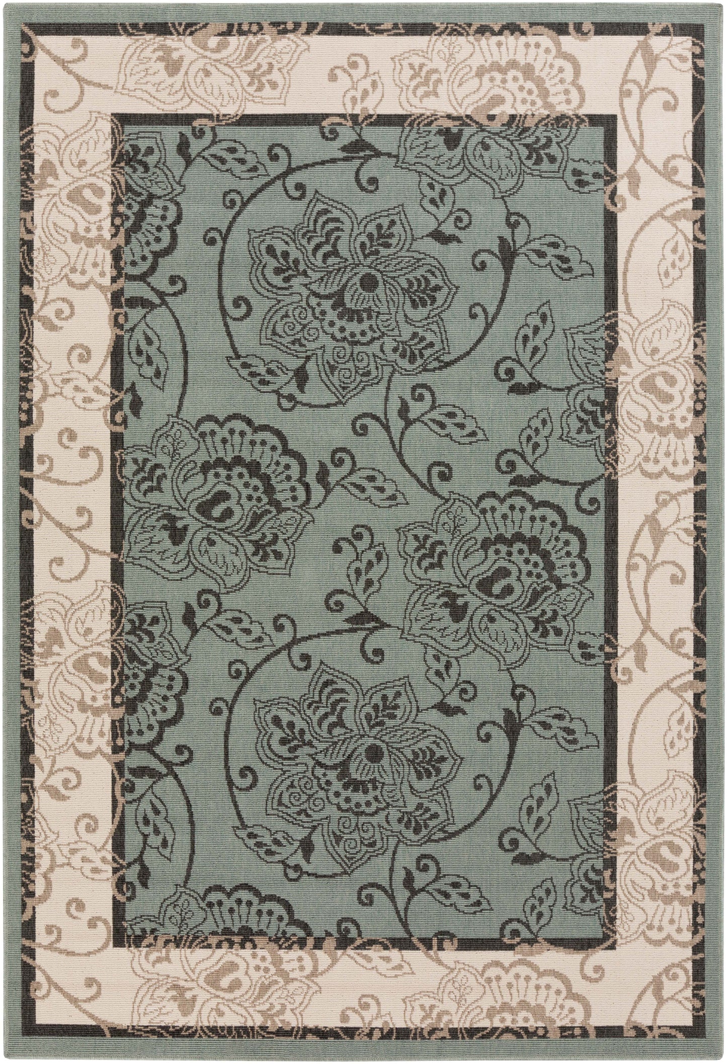 Alfresco 1108 Machine Woven Synthetic Blend Indoor/Outdoor Area Rug by Surya Rugs
