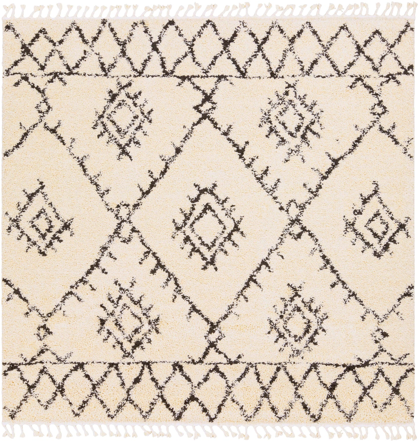 Berber Shag 22262 Machine Woven Synthetic Blend Indoor Area Rug by Surya Rugs