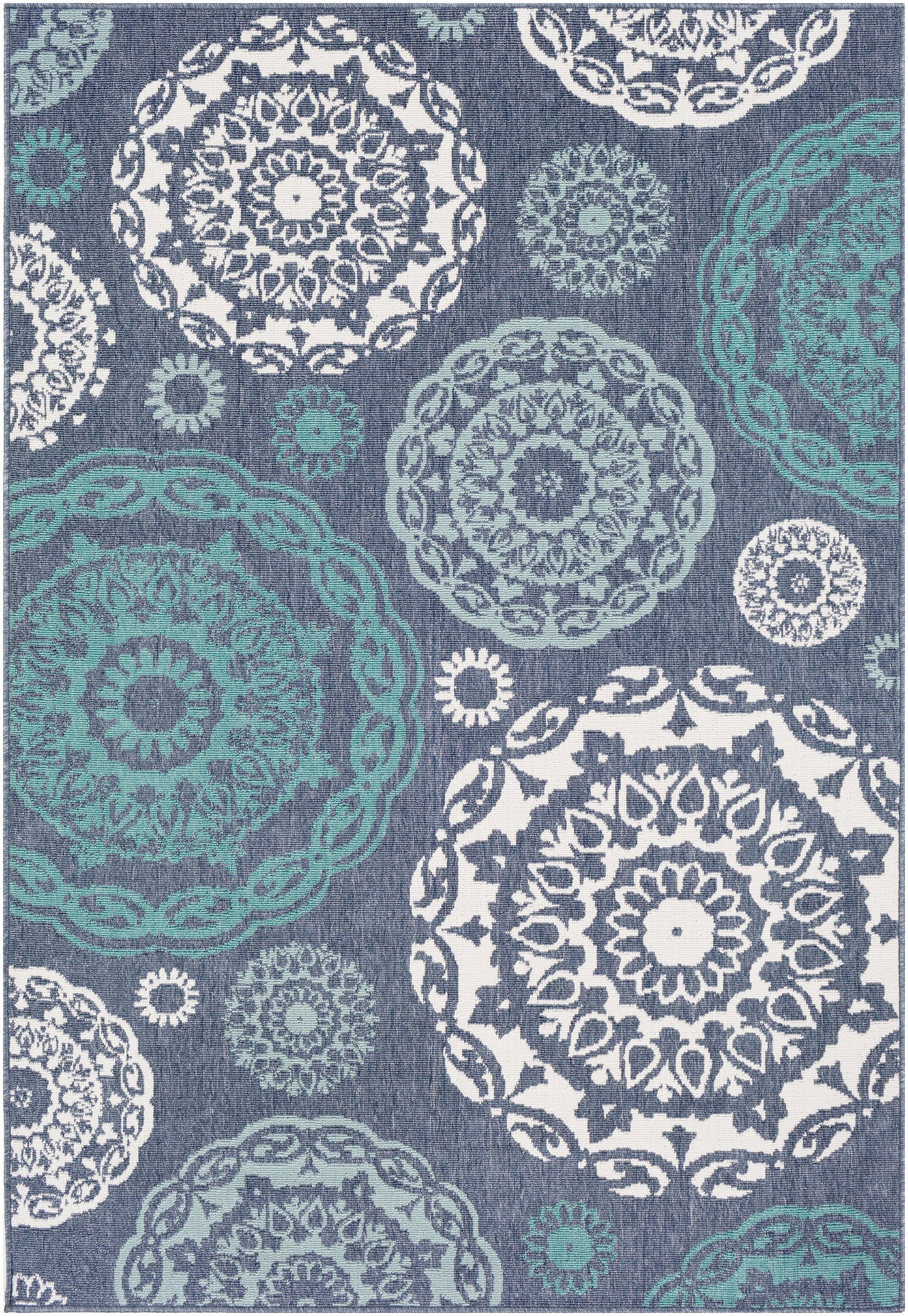 Alfresco 22257 Machine Woven Synthetic Blend Indoor/Outdoor Area Rug by Surya Rugs