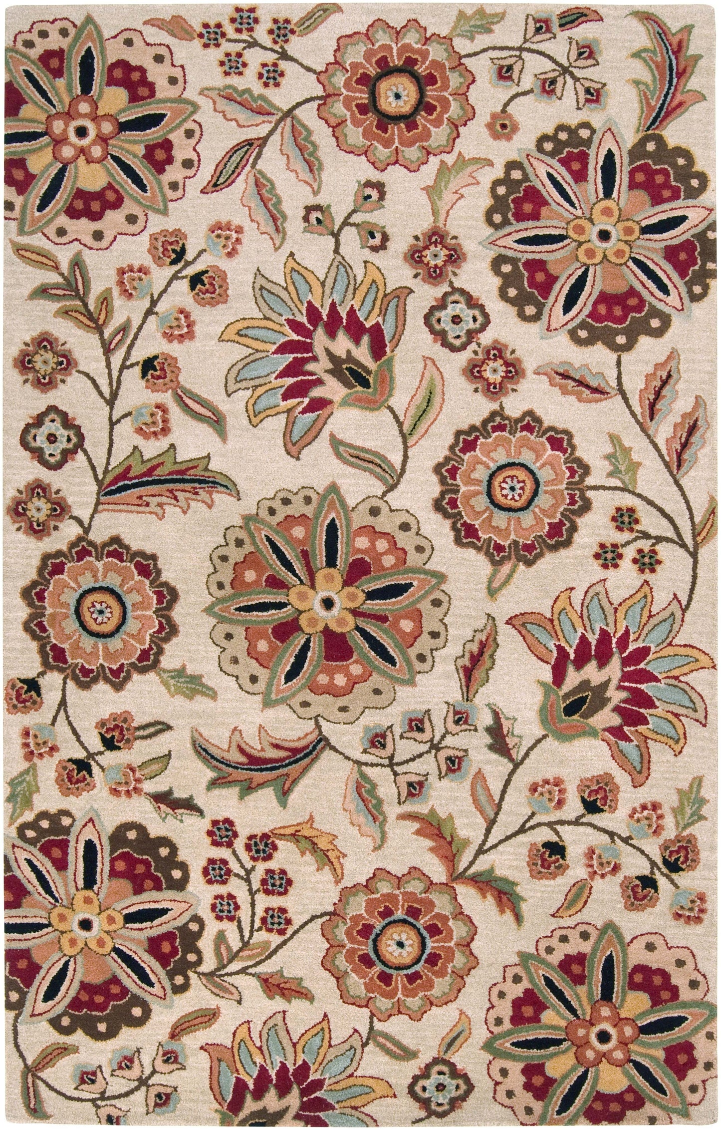 Athena 364 Hand Tufted Wool Indoor Area Rug by Surya Rugs