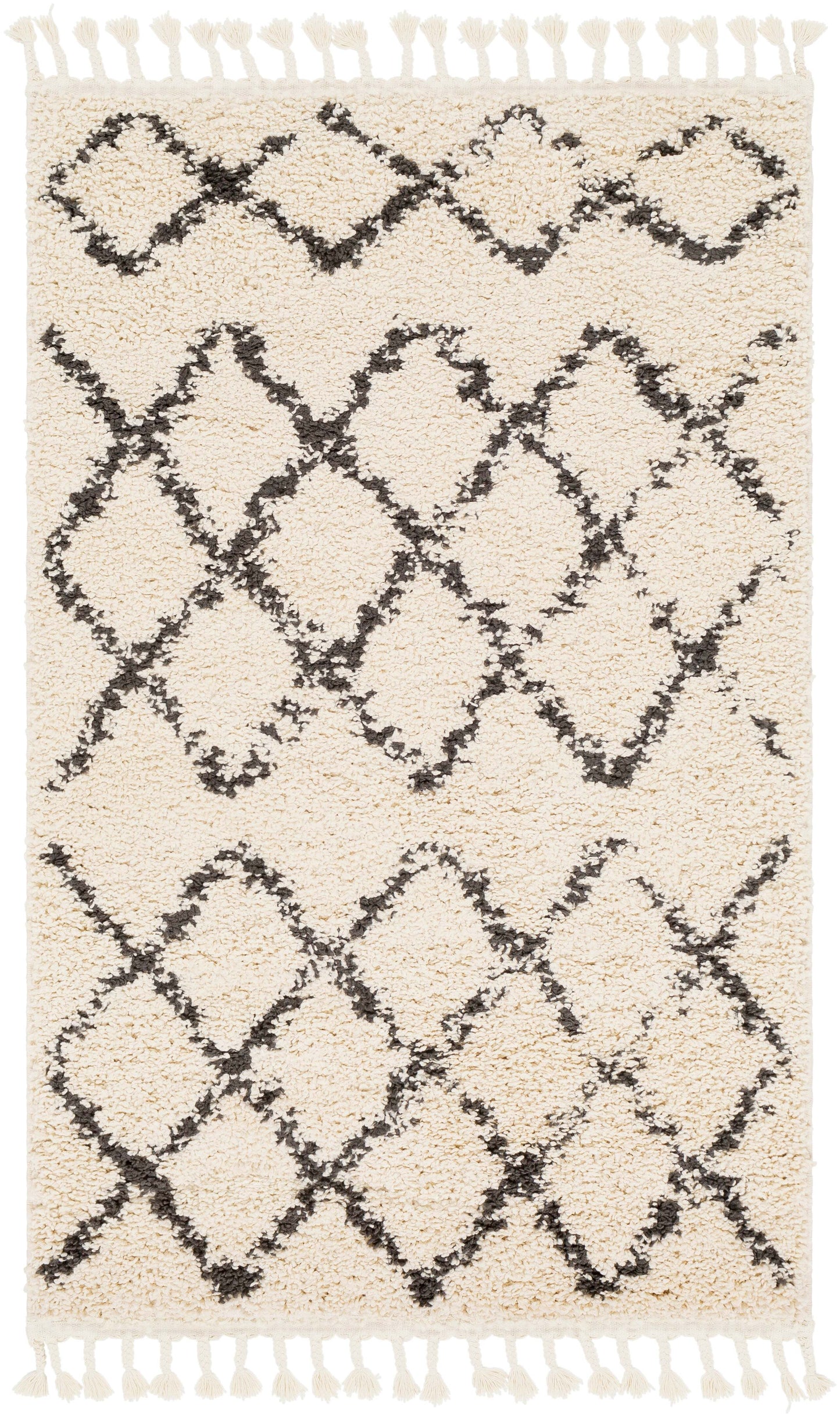 Berber Shag 21826 Machine Woven Synthetic Blend Indoor Area Rug by Surya Rugs