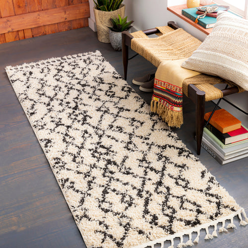 Berber Shag 21827 Machine Woven Synthetic Blend Indoor Area Rug by Surya Rugs