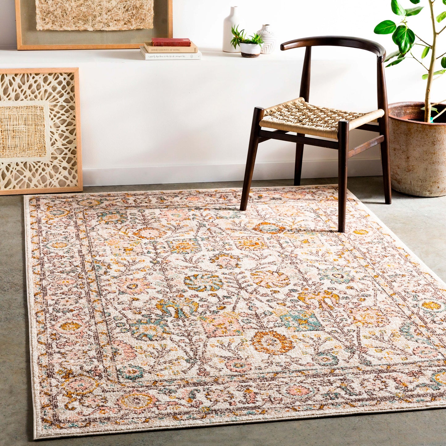 Ankara 26367 Machine Woven Synthetic Blend Indoor Area Rug by Surya Rugs