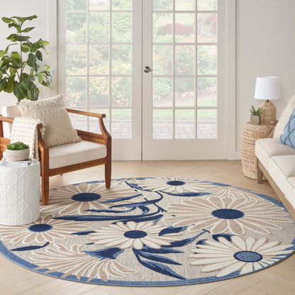 Aloha ALH33 Machine Made Synthetic Blend Indoor/Outdoor Area Rug By Nourison Home From Nourison Rugs