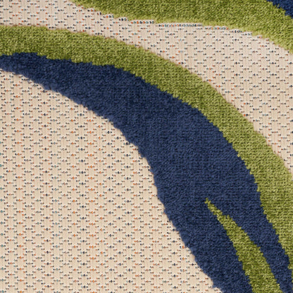 Aloha ALH33 Machine Made Synthetic Blend Indoor/Outdoor Area Rug By Nourison Home From Nourison Rugs