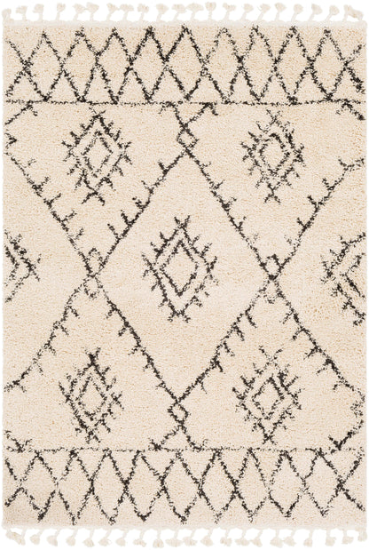 Berber Shag 22262 Machine Woven Synthetic Blend Indoor Area Rug by Surya Rugs