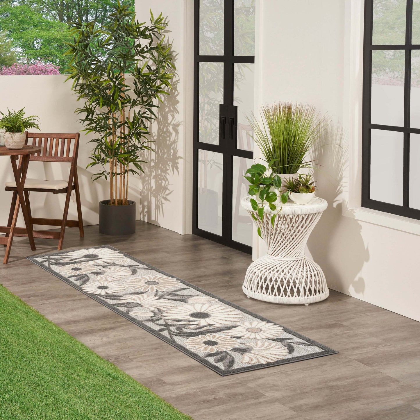 Aloha ALH33 Machine Made Synthetic Blend Indoor/Outdoor Area Rug By Nourison Home From Nourison Rugs