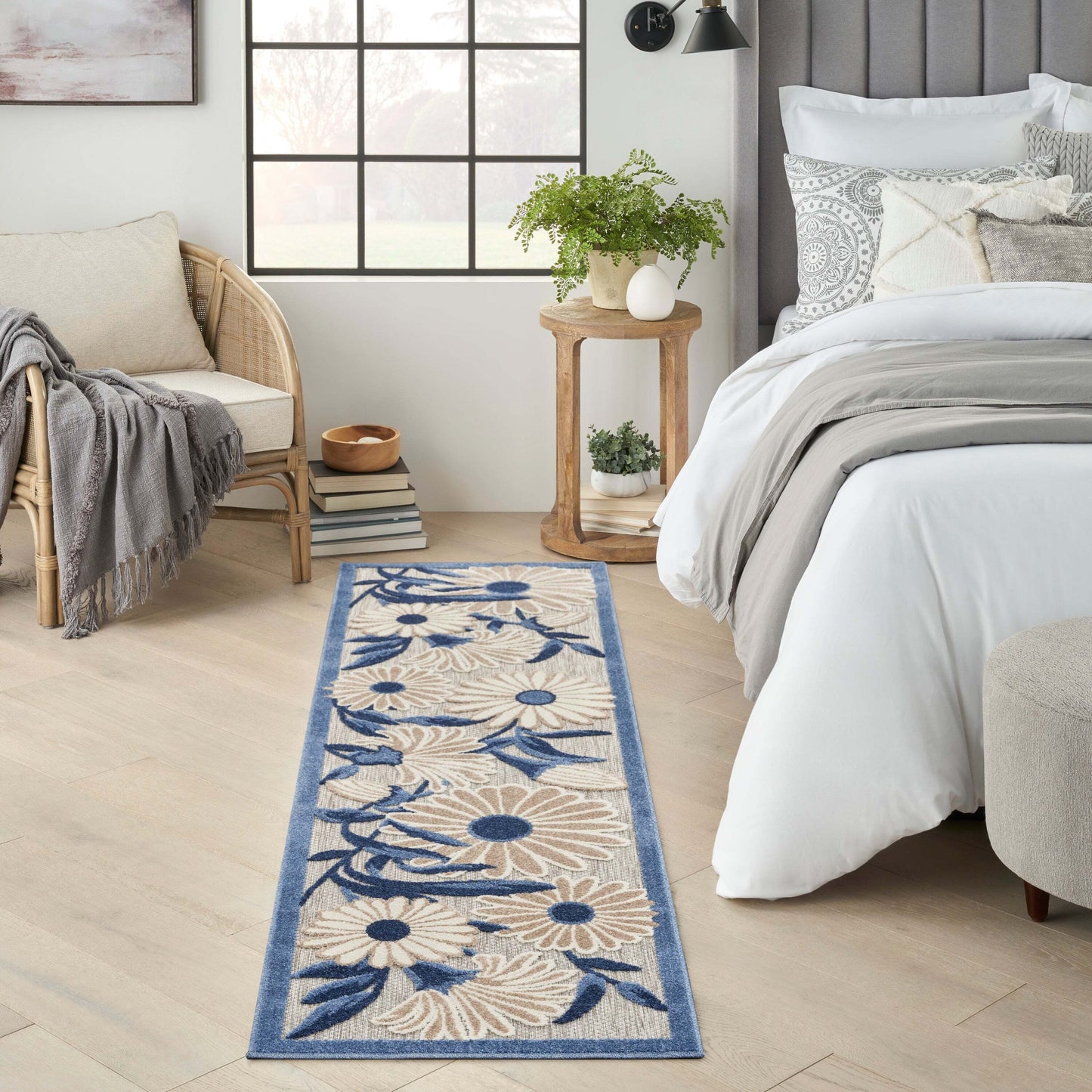 Aloha ALH33 Machine Made Synthetic Blend Indoor/Outdoor Area Rug By Nourison Home From Nourison Rugs