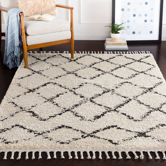 Berber Shag 21826 Machine Woven Synthetic Blend Indoor Area Rug by Surya Rugs