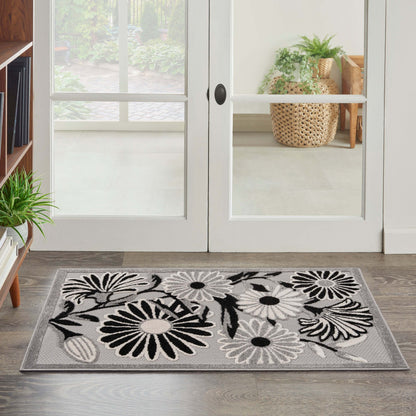 Aloha ALH33 Machine Made Synthetic Blend Indoor/Outdoor Area Rug By Nourison Home From Nourison Rugs