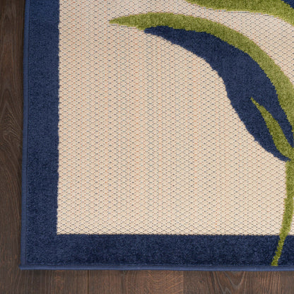 Aloha ALH33 Machine Made Synthetic Blend Indoor/Outdoor Area Rug By Nourison Home From Nourison Rugs