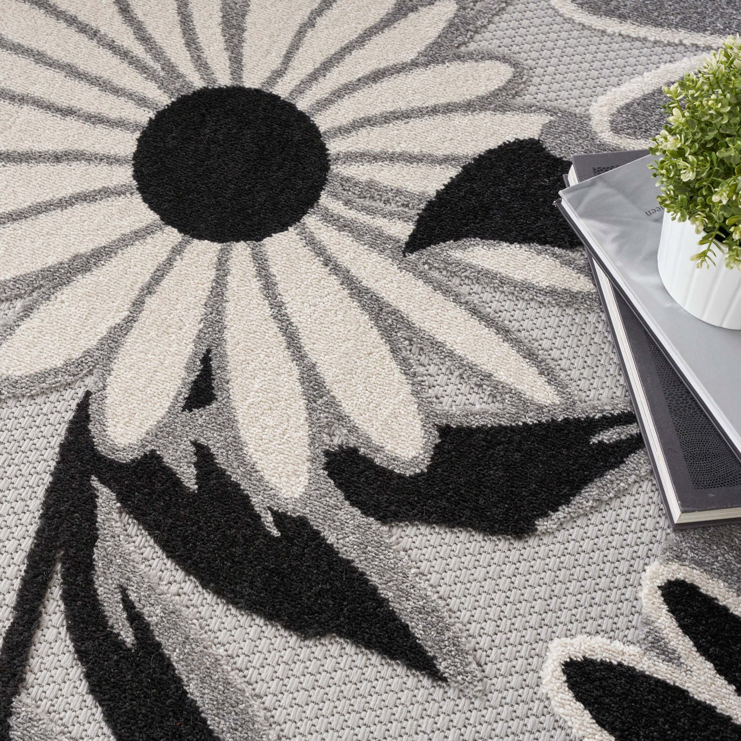 Aloha ALH33 Machine Made Synthetic Blend Indoor/Outdoor Area Rug By Nourison Home From Nourison Rugs