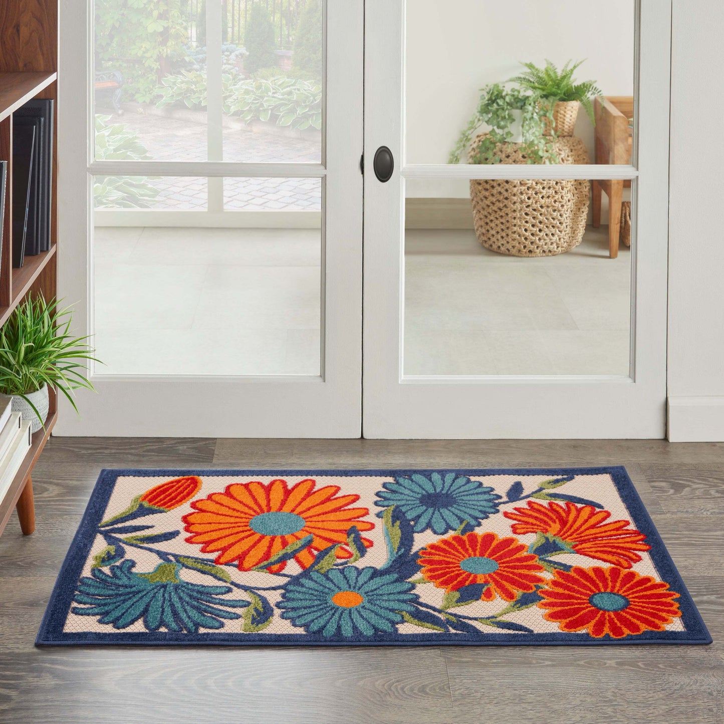 Aloha ALH33 Machine Made Synthetic Blend Indoor/Outdoor Area Rug By Nourison Home From Nourison Rugs