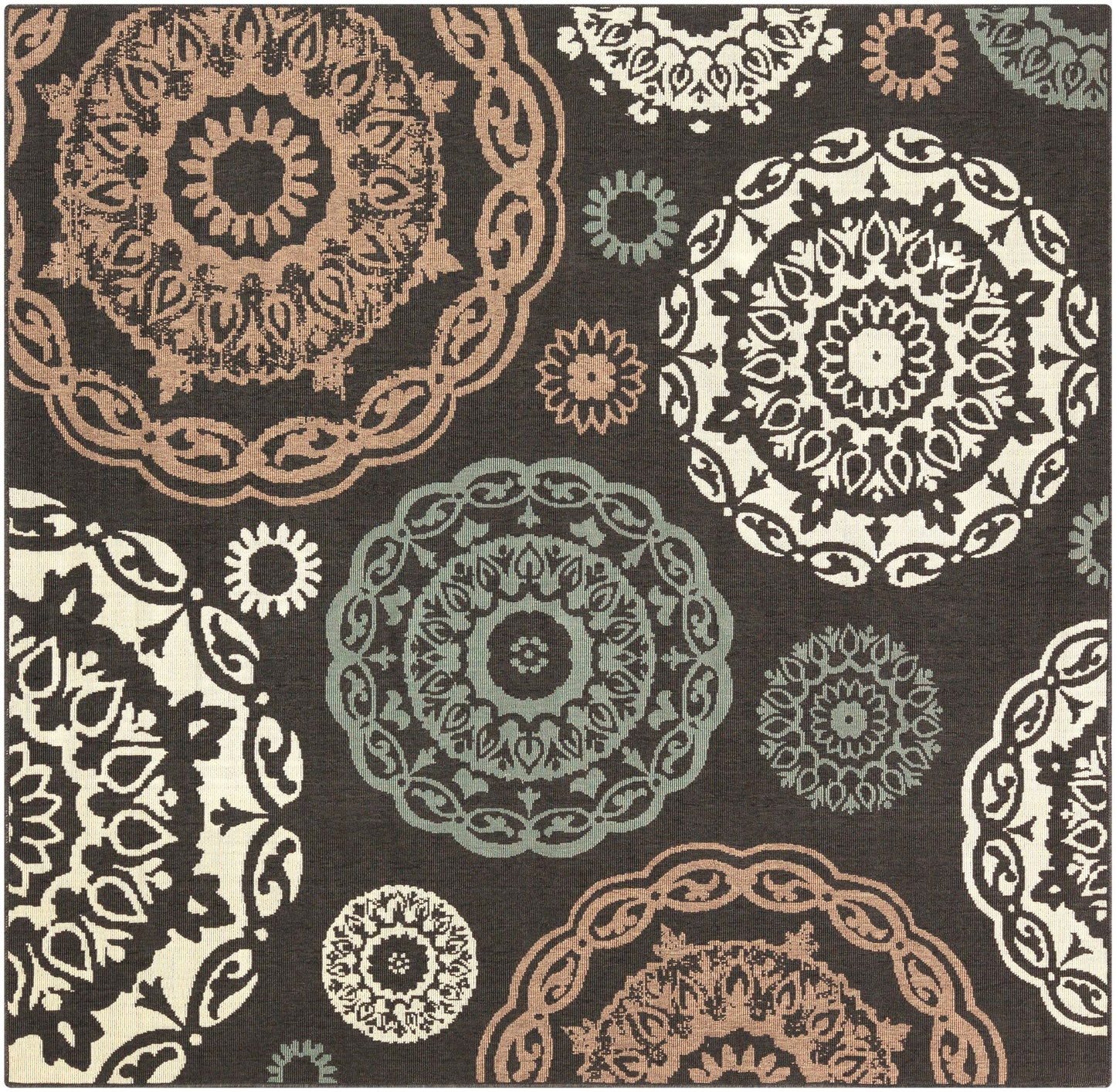 Alfresco 22257 Machine Woven Synthetic Blend Indoor/Outdoor Area Rug by Surya Rugs