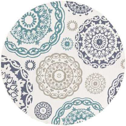 Alfresco 22257 Machine Woven Synthetic Blend Indoor/Outdoor Area Rug by Surya Rugs