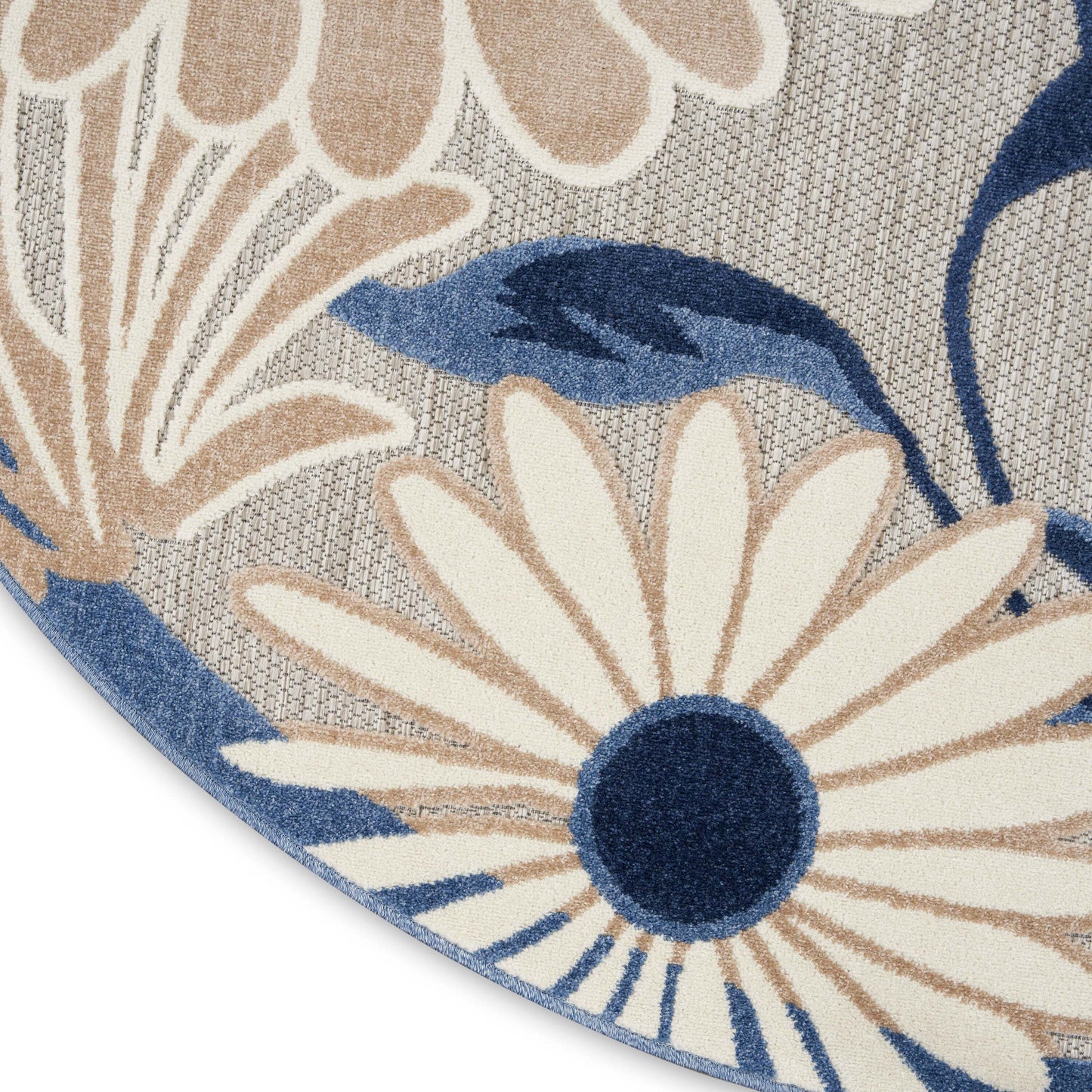 Aloha ALH33 Machine Made Synthetic Blend Indoor/Outdoor Area Rug By Nourison Home From Nourison Rugs