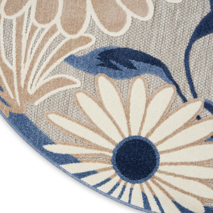 Aloha ALH33 Machine Made Synthetic Blend Indoor/Outdoor Area Rug By Nourison Home From Nourison Rugs