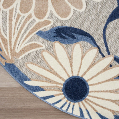 Aloha ALH33 Machine Made Synthetic Blend Indoor/Outdoor Area Rug By Nourison Home From Nourison Rugs