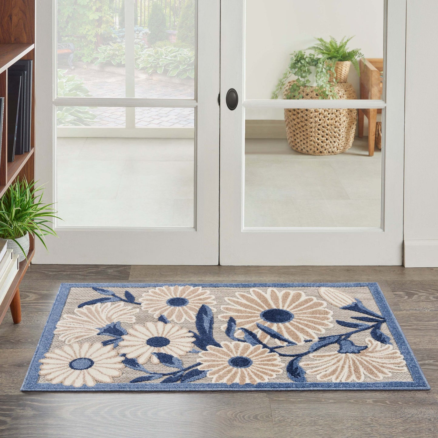 Aloha ALH33 Machine Made Synthetic Blend Indoor/Outdoor Area Rug By Nourison Home From Nourison Rugs