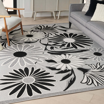 Aloha ALH33 Machine Made Synthetic Blend Indoor/Outdoor Area Rug By Nourison Home From Nourison Rugs