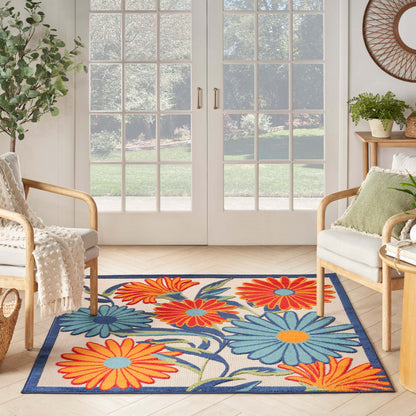 Aloha ALH33 Machine Made Synthetic Blend Indoor/Outdoor Area Rug By Nourison Home From Nourison Rugs