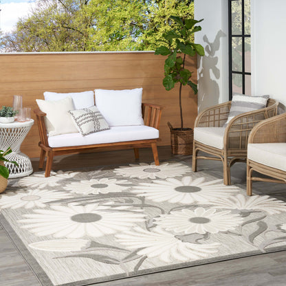 Aloha ALH33 Machine Made Synthetic Blend Indoor/Outdoor Area Rug By Nourison Home From Nourison Rugs