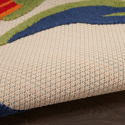 Aloha ALH33 Machine Made Synthetic Blend Indoor/Outdoor Area Rug By Nourison Home From Nourison Rugs