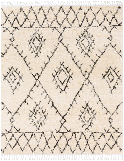 Berber Shag 22262 Machine Woven Synthetic Blend Indoor Area Rug by Surya Rugs