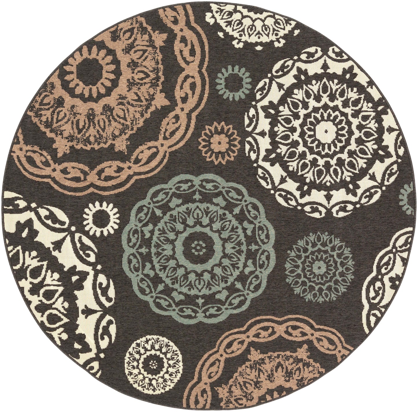 Alfresco 22257 Machine Woven Synthetic Blend Indoor/Outdoor Area Rug by Surya Rugs
