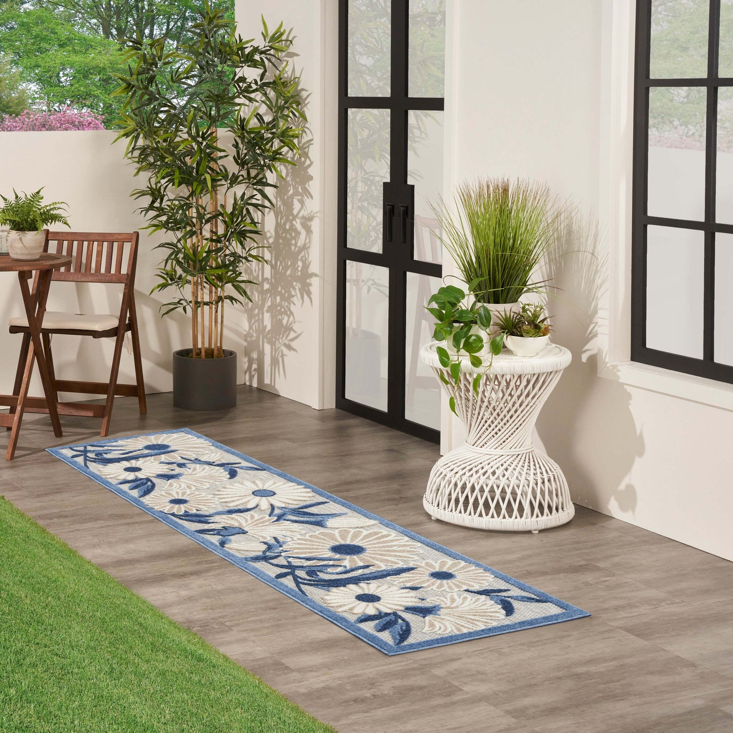 Aloha ALH33 Machine Made Synthetic Blend Indoor/Outdoor Area Rug By Nourison Home From Nourison Rugs