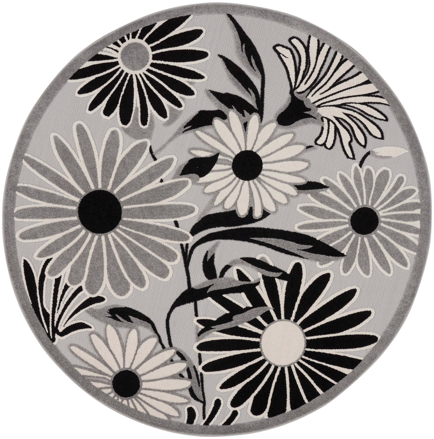 Aloha ALH33 Machine Made Synthetic Blend Indoor/Outdoor Area Rug By Nourison Home From Nourison Rugs