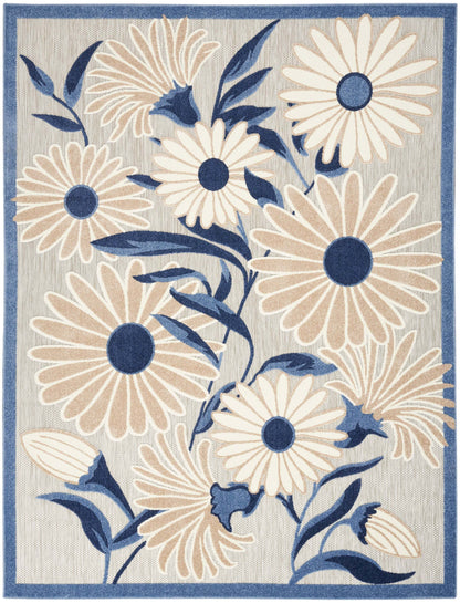 Aloha ALH33 Machine Made Synthetic Blend Indoor/Outdoor Area Rug By Nourison Home From Nourison Rugs