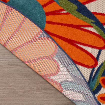 Aloha ALH33 Machine Made Synthetic Blend Indoor/Outdoor Area Rug By Nourison Home From Nourison Rugs