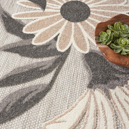 Aloha ALH33 Machine Made Synthetic Blend Indoor/Outdoor Area Rug By Nourison Home From Nourison Rugs