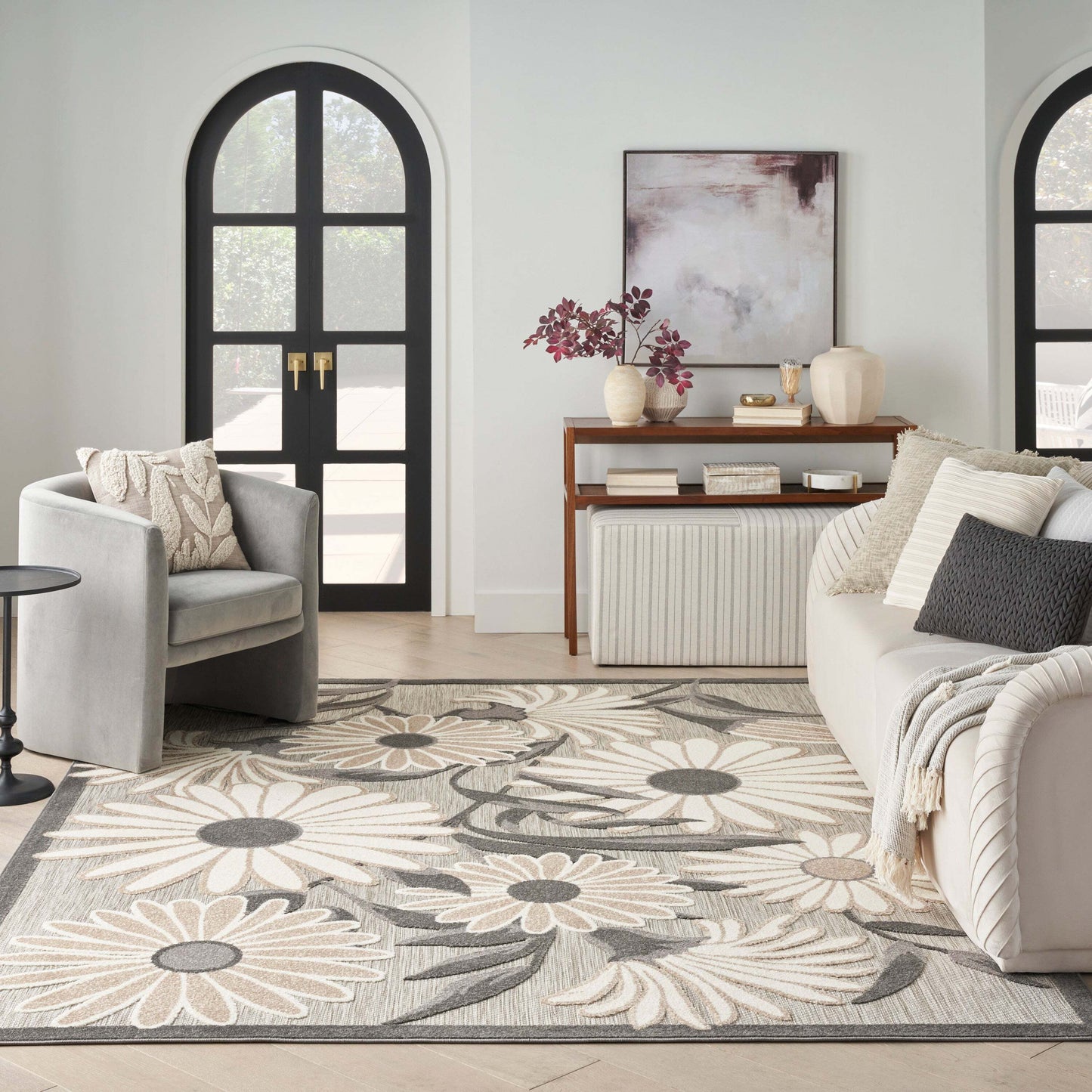 Aloha ALH33 Machine Made Synthetic Blend Indoor/Outdoor Area Rug By Nourison Home From Nourison Rugs