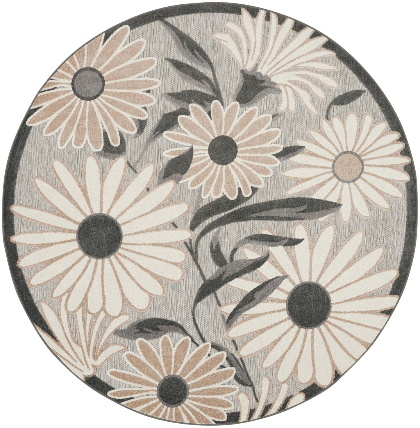 Aloha ALH33 Machine Made Synthetic Blend Indoor/Outdoor Area Rug By Nourison Home From Nourison Rugs