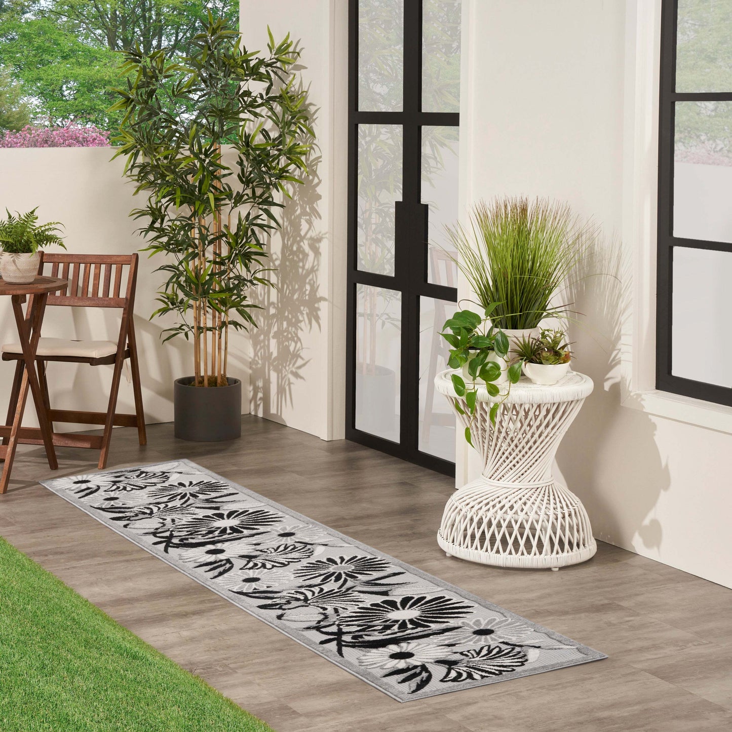Aloha ALH33 Machine Made Synthetic Blend Indoor/Outdoor Area Rug By Nourison Home From Nourison Rugs