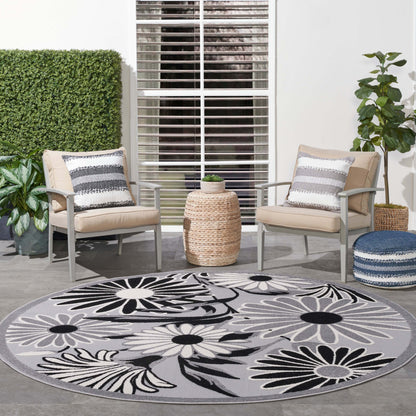 Aloha ALH33 Machine Made Synthetic Blend Indoor/Outdoor Area Rug By Nourison Home From Nourison Rugs