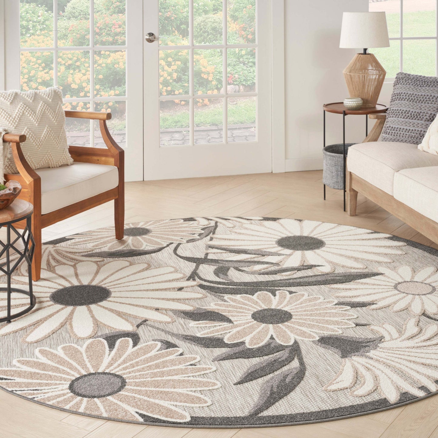 Aloha ALH33 Machine Made Synthetic Blend Indoor/Outdoor Area Rug By Nourison Home From Nourison Rugs