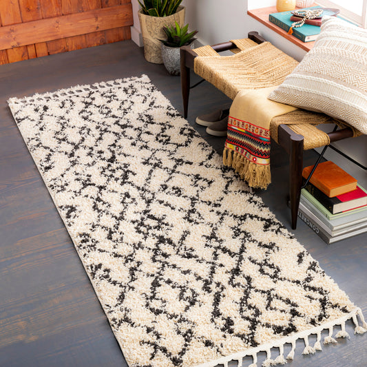 Berber Shag 21827 Machine Woven Synthetic Blend Indoor Area Rug by Surya Rugs