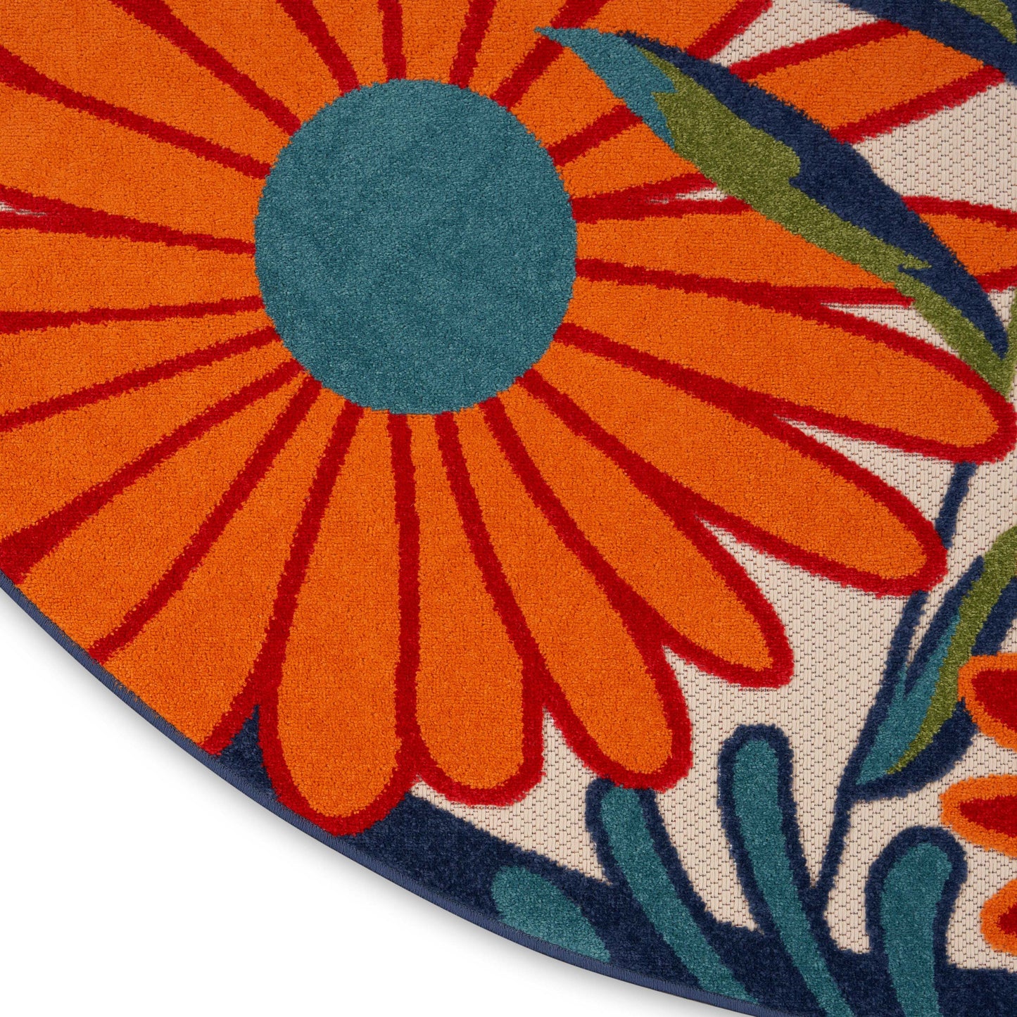 Aloha ALH33 Machine Made Synthetic Blend Indoor/Outdoor Area Rug By Nourison Home From Nourison Rugs